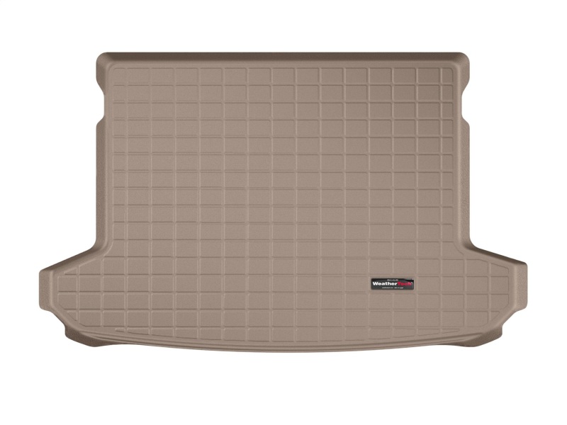 Hyundai Tucson Cargo Liners - WeatherTech - Behind 2nd Row Seating; Raised Lip; Textured Finish - Tan - `19-`27