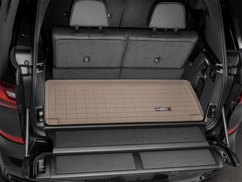 BMW X7 Cargo Liner - Behind 3rd Row Seating - WeatherTech - Tan - `19-`27
