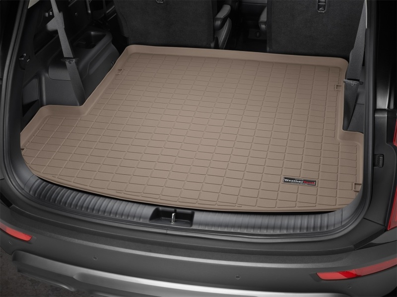 Kia Telluride Cargo Liner - Behind 2nd Row Seating - WeatherTech - Tan - `20-`27