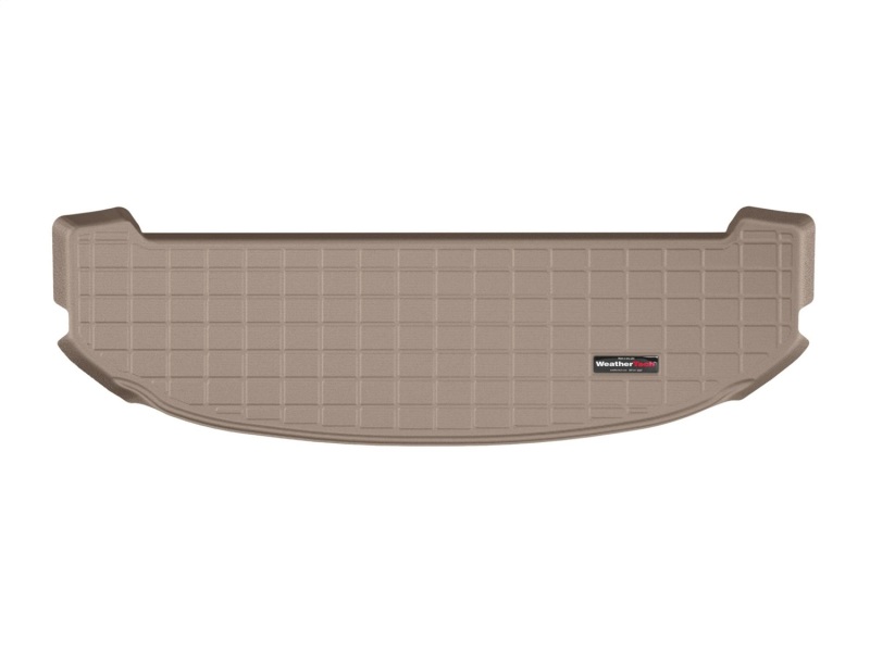 Genesis GV80 Cargo Liner - Behind 3rd Row - WeatherTech - Textured Finish, TPO Material - Tan - `21-`27