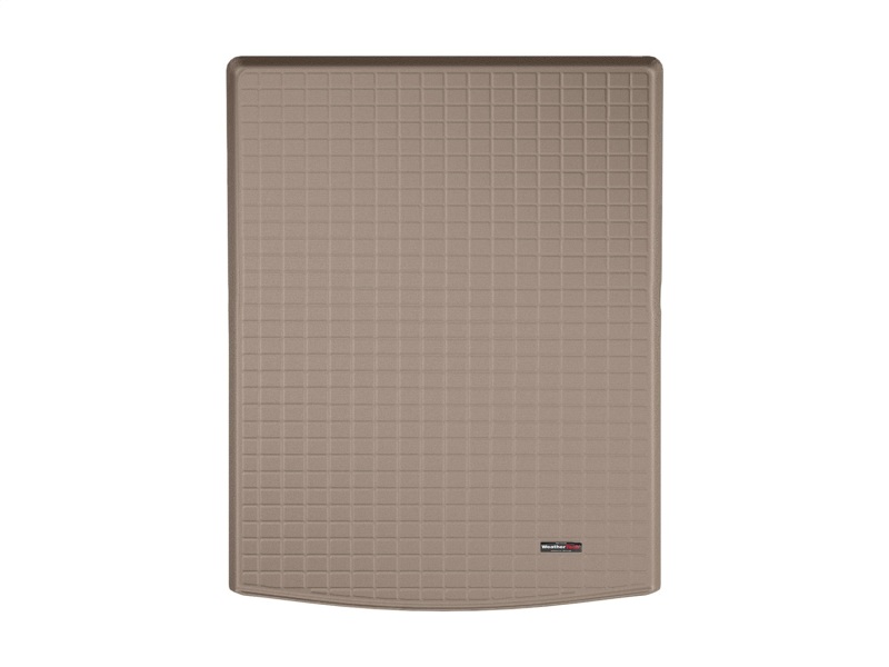 GMC Yukon Denali XL Cargo Liner - WeatherTech - Raised Lip, Textured Finish - Tan - `21-`27 GMC Yukon Denali XL Cargo Liner - WeatherTech - Raised Lip, Textured Finish - Tan - `21-`27