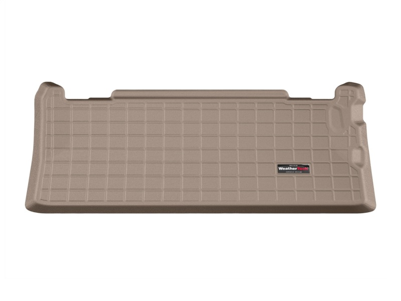 Toyota Sienna Cargo Liner - Behind 3rd Row Seating - WeatherTech - Raised Lip, Textured Finish - Tan - `21-`27