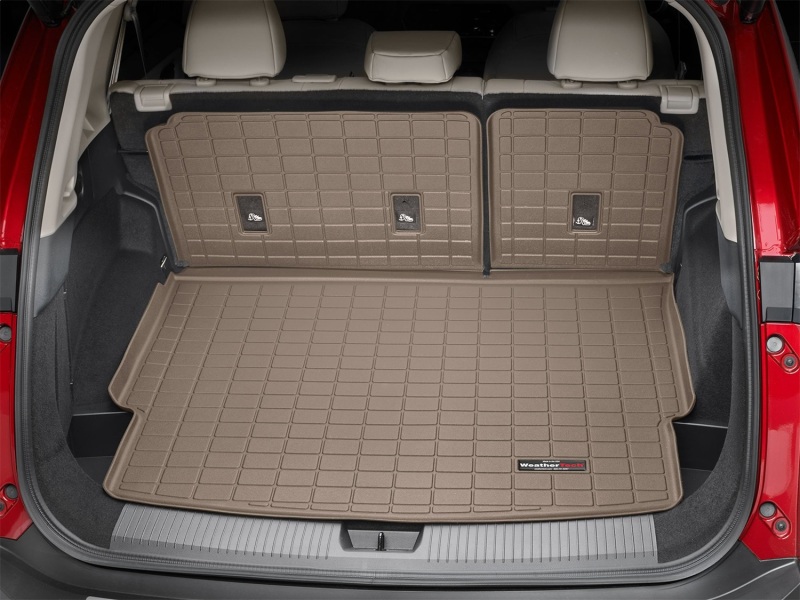 Nissan Rogue Cargo Liner - Behind 2nd Row - WeatherTech - Raised Lip - Tan - `21-`27