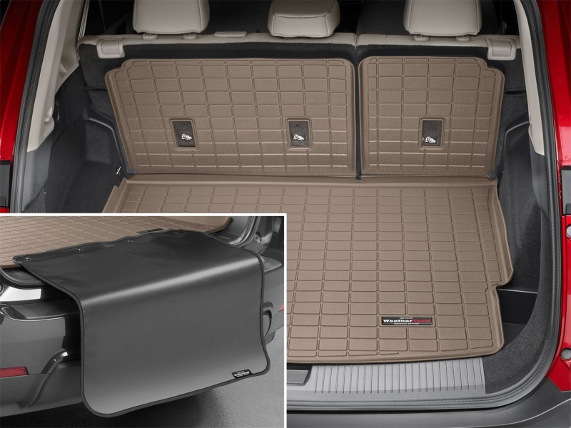 Nissan Rogue Cargo Liner - WeatherTech - With Bumper Protector - Tan - `21-`27