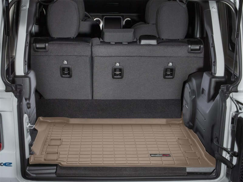 Jeep Wrangler 4xe Cargo Liner - Rear - WeatherTech - Tan - `21-`27