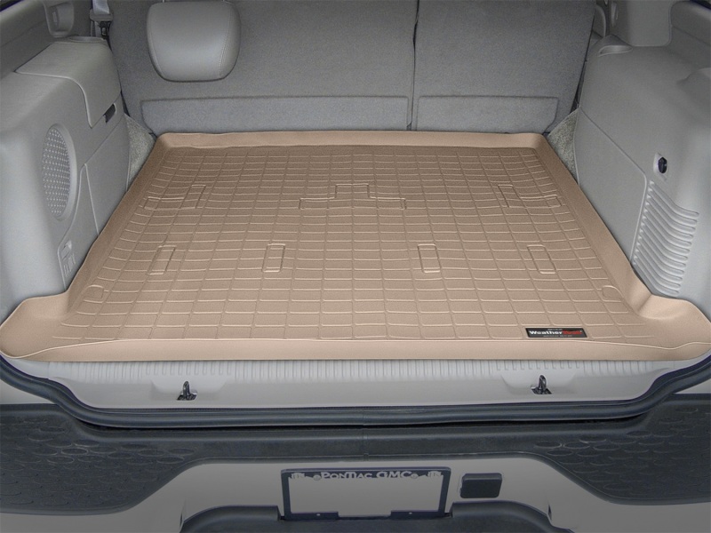Chevrolet Tahoe Cargo Liner - WeatherTech - Raised Lip - Tan - `00-`06