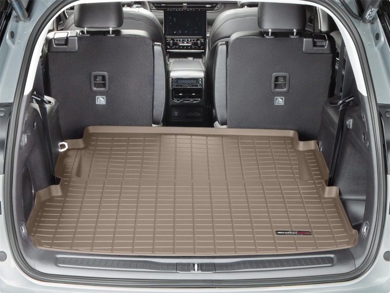 Jeep Grand Cherokee L Cargo Liner - Behind 2nd Row Seating - WeatherTech - Textured Finish - Tan - `21-`27