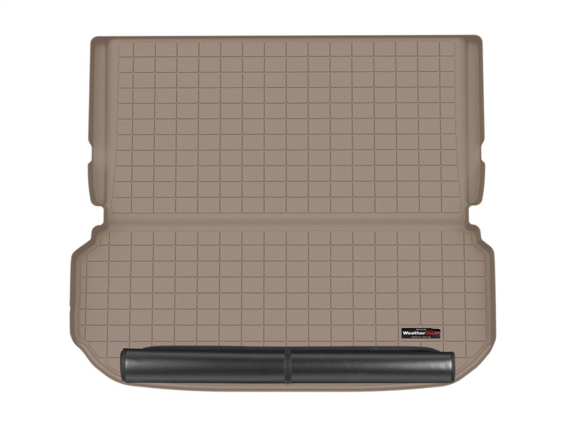 Infiniti QX60 Cargo Liner - Behind 2nd Row Seating - WeatherTech - Raised Lip, Textured Finish, With Bumper Protector - Tan - `22-`27 Infiniti QX60 Cargo Liner - Behind 2nd Row Seating - WeatherTech - Raised Lip, Textured Finish, With Bumper Protector - Tan - `22-`27