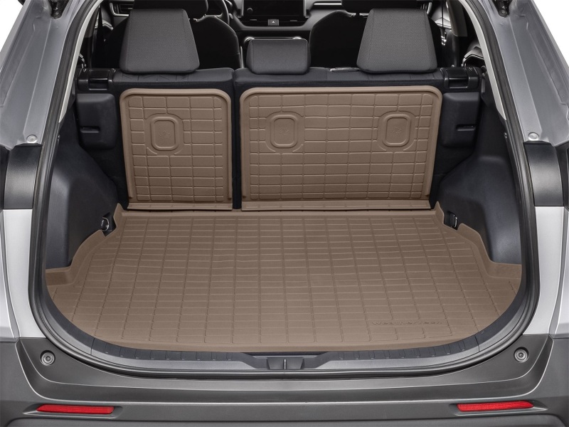 Toyota RAV4 Hybrid Seatback Cargo Liner - Behind 2nd Row Seating - WeatherTech - SeatBack Cargo Liner HP - Tan - `19-`25
