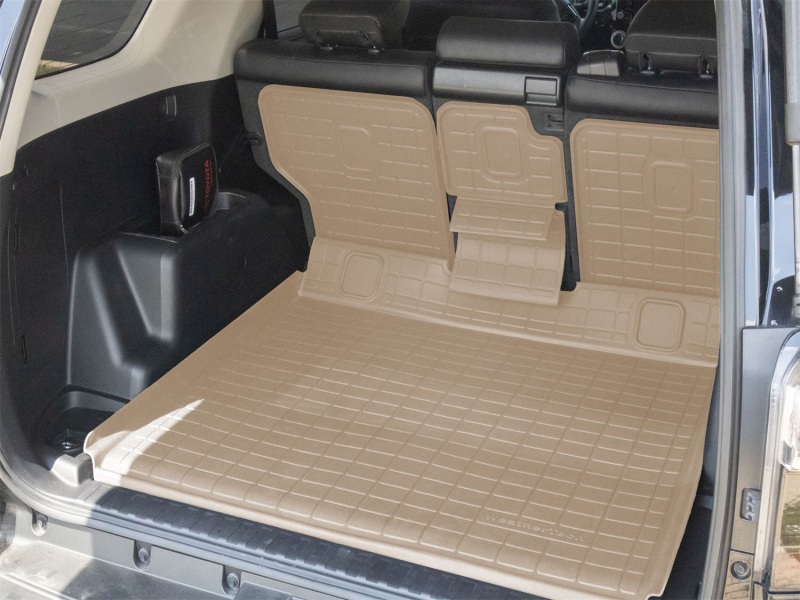 Toyota 4Runner Cargo Liner - Behind 2nd Row Seating - WeatherTech - SeatBack Cargo Liner HP - Tan - `10-`24