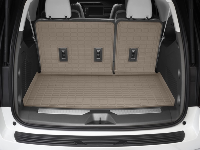Hyundai Telluride Cargo Liner - WeatherTech - SeatBack Cargo Liner HP - Tan - `20-`25