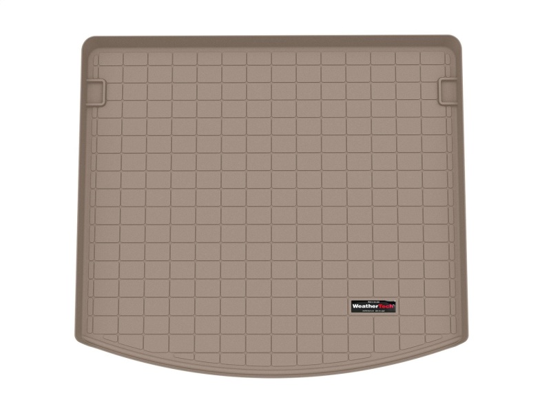 Mazda CX-5 Cargo Liner - Upper Cargo Area - WeatherTech - Raised Lip, Textured Finish - Tan - `22-`27