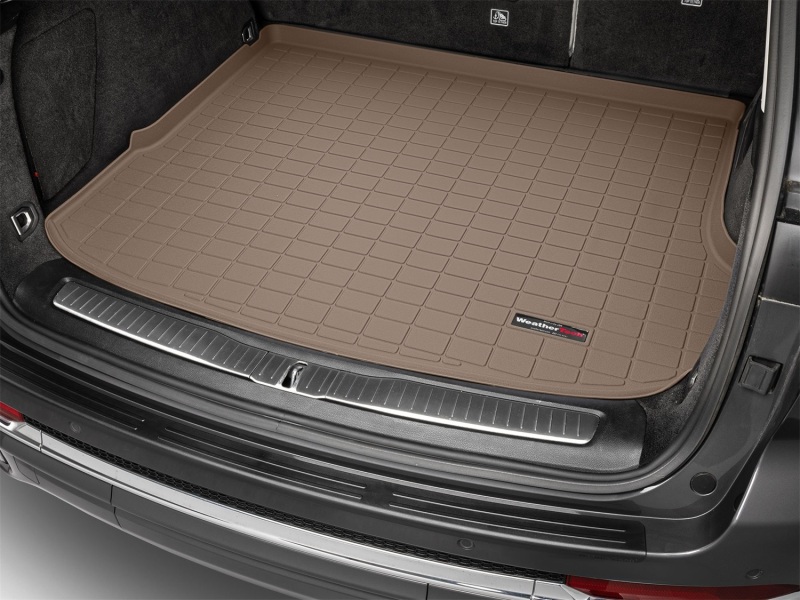 Jeep Grand Cherokee Cargo Liner - Behind 2nd Row Seating - WeatherTech - Raised Lip - Tan - `22-`27