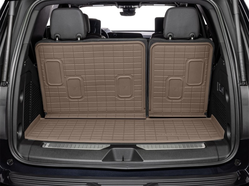 Cadillac Escalade Seatback Cargo Liner - WeatherTech - Cargo Liner HP - Tan - `21-`25