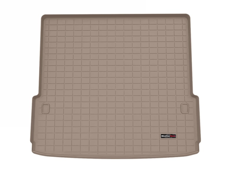 Infiniti QX80 Cargo Liner w/Bumper Protector - Behind 3rd Row - WeatherTech - Tan - `25-`26