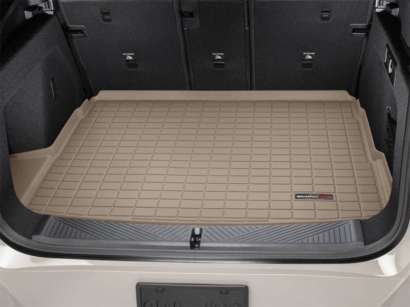 BMW X3 Cargo Liner - Rear - WeatherTech - Raised Lip - Tan - `25-`27