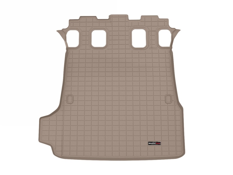 Toyota 4Runner Cargo Liners - Trunk - WeatherTech - Raised Lip, Textured Finish - Tan - `25-`26