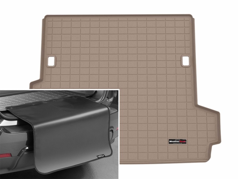 Toyota 4Runner Hybrid Cargo Liner - WeatherTech - Cargo Liner w/Bumper Protector - Tan - `25-`26