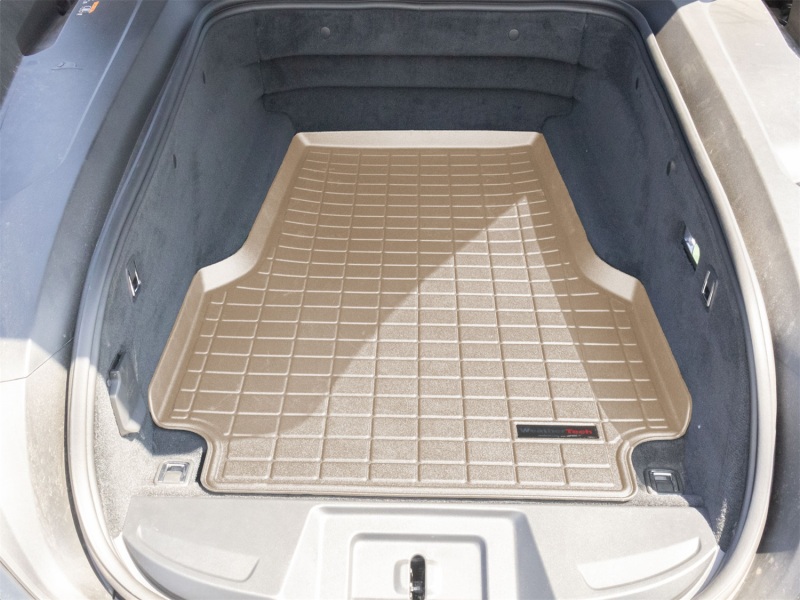 Cadillac Escalade IQ Cargo Liners - WeatherTech - Tan - `25-`26