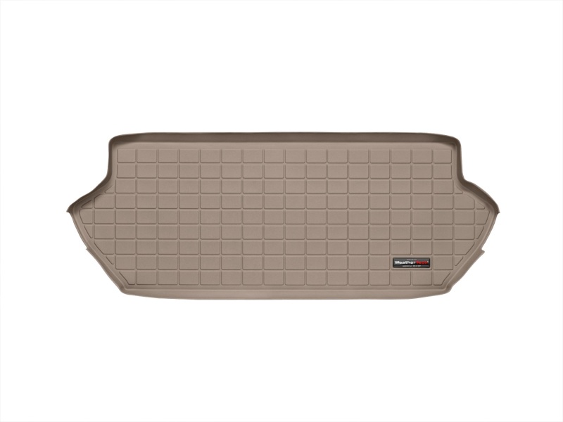 Volvo XC90 Cargo Liner - Behind 3rd Row Seating - WeatherTech - Raised Lip - Tan - `03-`13