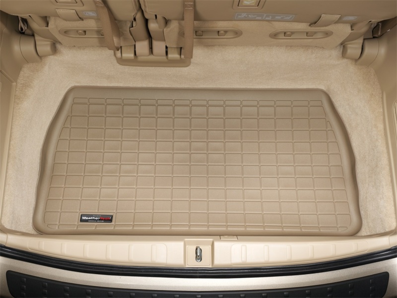 Honda Odyssey Cargo Liner - Behind 3rd Row Seating - WeatherTech - Raised Lip - Tan - `05-`10