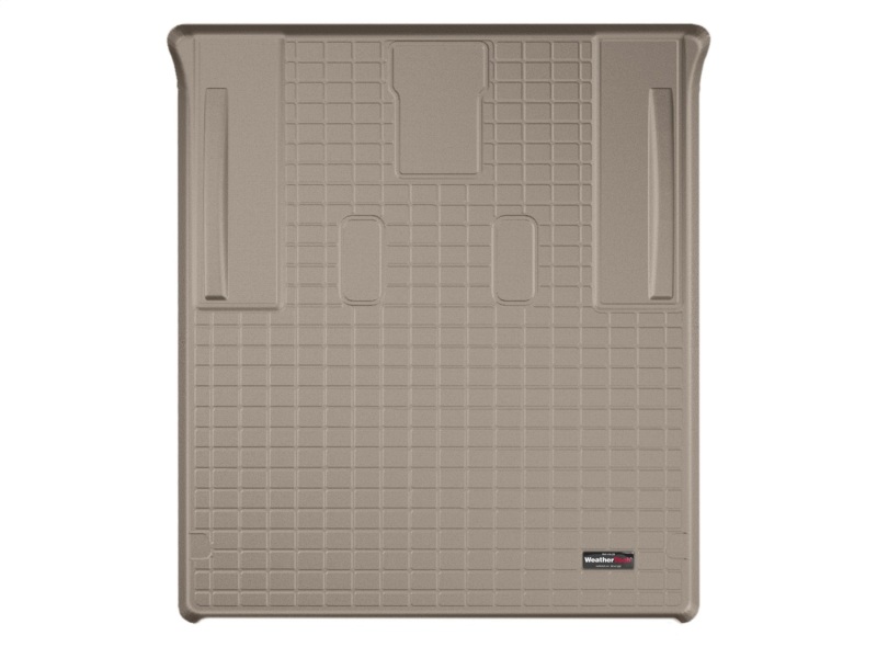 Cadillac Escalade ESV Cargo Liner - WeatherTech - Raised Lip - Tan - `07-`13