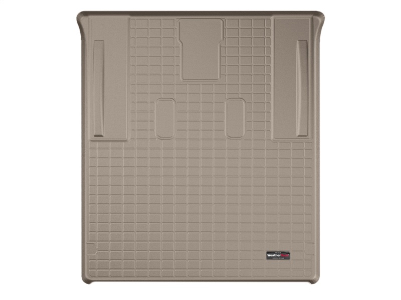 Cadillac Escalade ESV Cargo Liner - WeatherTech - Raised Lip - Tan - `07-`13