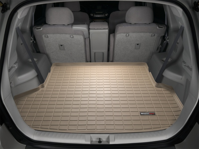 Toyota Highlander Cargo Liner - WeatherTech - Raised Lip - Tan - `08-`13