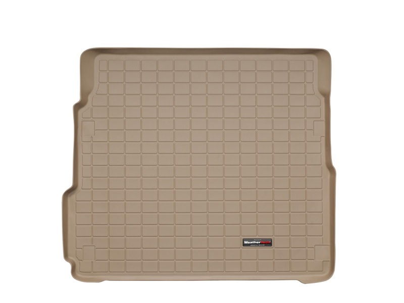 Cadillac CTS Cargo Liner - Behind 2nd Row Seating - WeatherTech - Raised Lip, Textured Finish - Tan - `10-`13