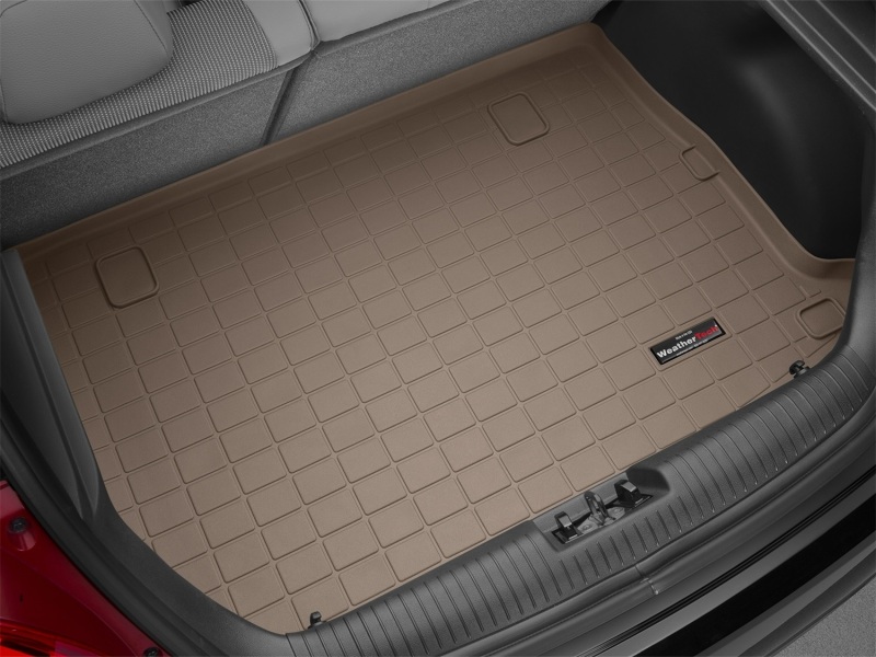 Hyundai Veloster Cargo Liner - WeatherTech - Raised Lip - Tan - `12-`27