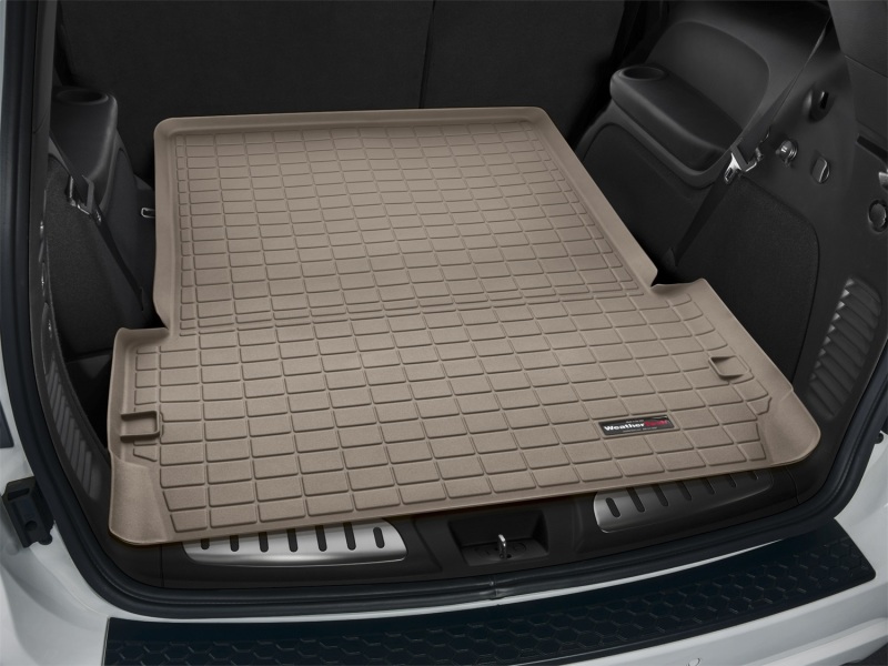 Dodge Durango Cargo Liner - WeatherTech - Raised Lip, Textured Finish - Tan - `11-`27