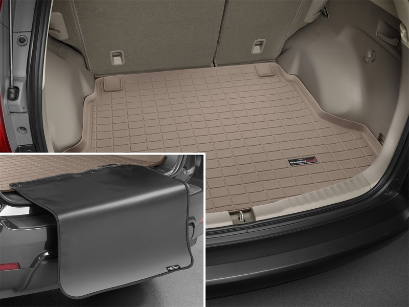 Honda CR-V Cargo Liner - WeatherTech - with Bumper Protector - Tan - `12-`27