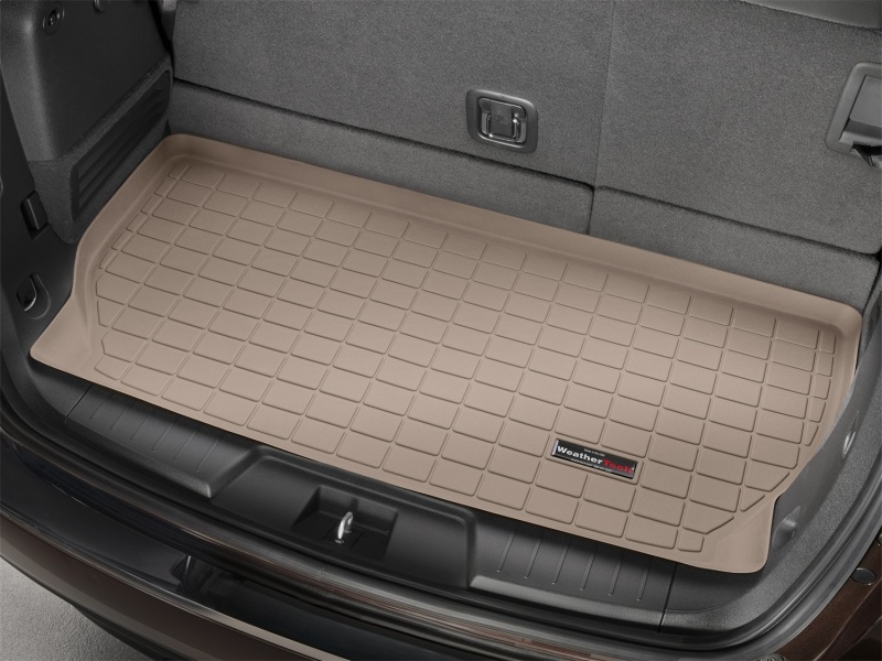 Chevrolet Traverse Cargo Liner - WeatherTech - Raised Lip - Tan - `08-`14