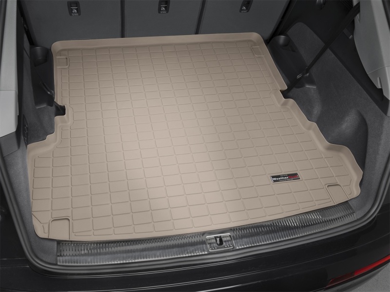 Audi Q7 Cargo Liner - WeatherTech - Behind Second Row - Tan - `17-`27