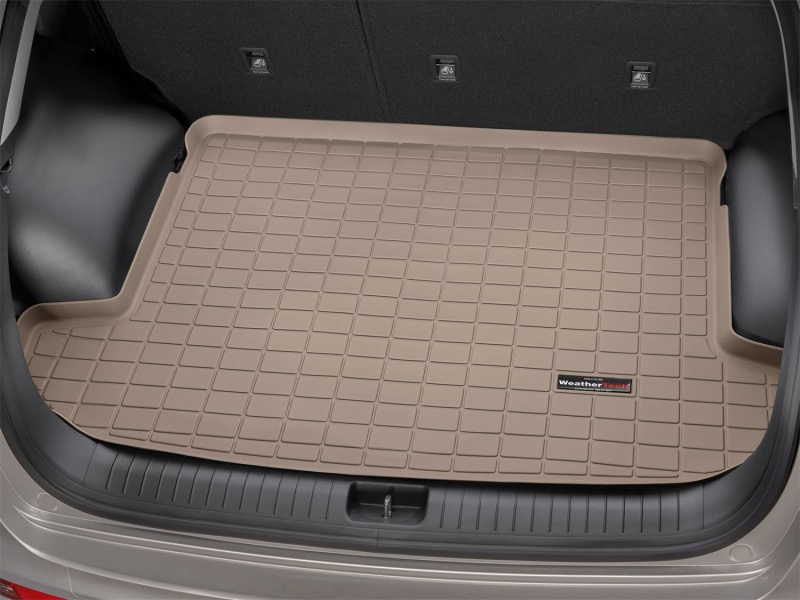 Kia Sportage Cargo Liner - Rear - WeatherTech - Raised Lip Textured Finish - Tan - `17-`27