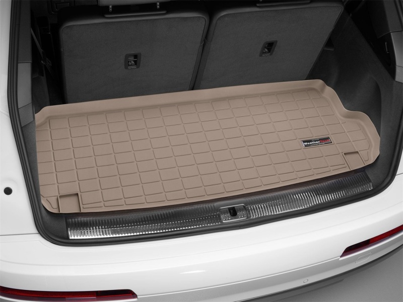 Audi Q7 Cargo Liner - Behind Third Row - WeatherTech - Tan - `17-`27