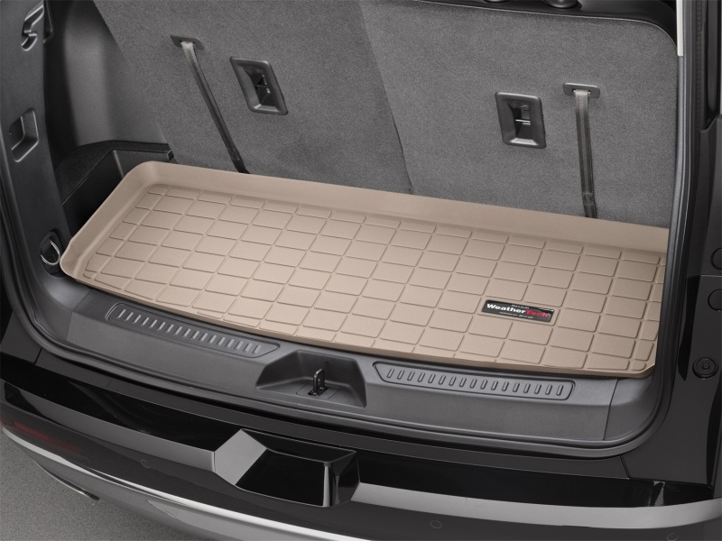 GMC Acadia Cargo Liner - Behind 3rd Row Seating - WeatherTech - Tan - `17-`27
