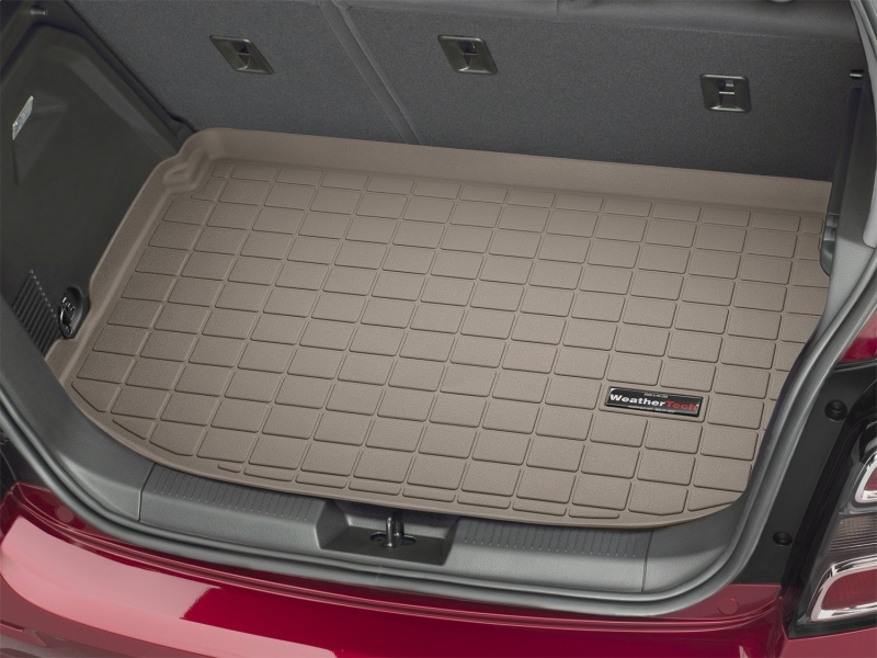 Chevrolet Sonic Cargo Liner - Cargo Area - WeatherTech - Raised Lip, Textured Finish - Tan - `12-`27