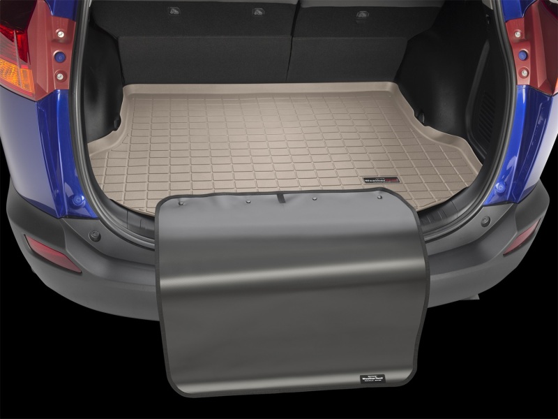 Mazda CX 5 Cargo Liner - Rear - WeatherTech - With Bumper Protector - Tan - `17-`27