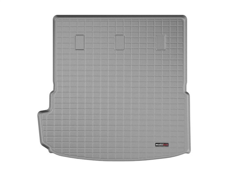 Chevrolet Traverse Cargo Liner - Rear - WeatherTech - Raised Lip, Textured Finish - Grey - `18-`27