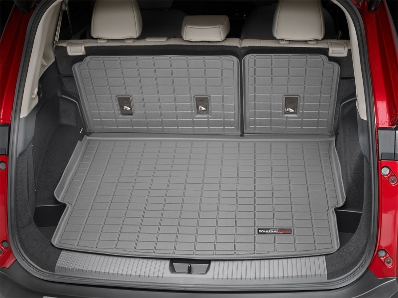 Nissan Rogue Cargo Liner - WeatherTech - Raised Lip + Textured Finish - Grey - `21-`27