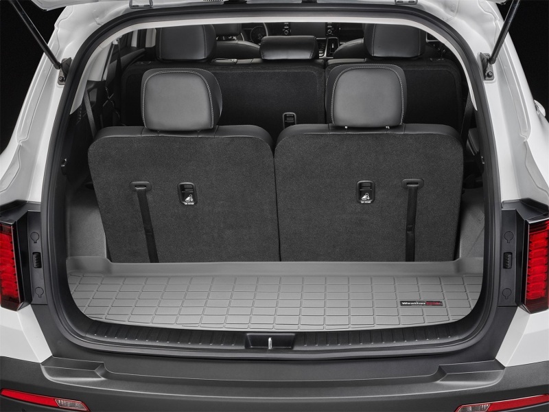 Kia Sorento Cargo Liner - Behind 3rd Row Seating - WeatherTech - Textured Finish - Grey - `21-`27