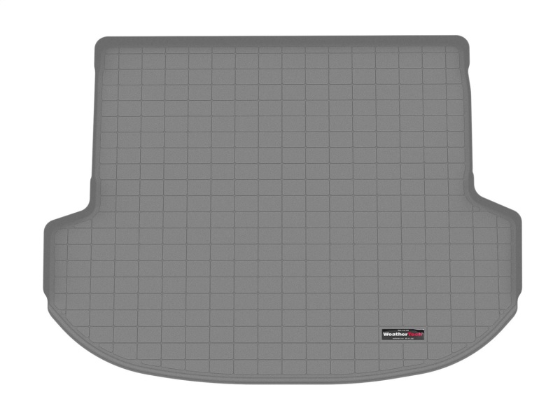 Hyundai Santa Fe Cargo Liner - Rear - WeatherTech - Raised Lip - Grey - `21-`27