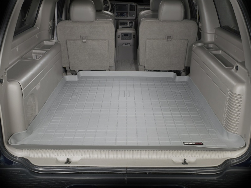 Chevrolet Suburban Cargo Liner - Behind 2nd Row Seating - WeatherTech - Raised Lip, Textured Finish - Grey - `00-`06