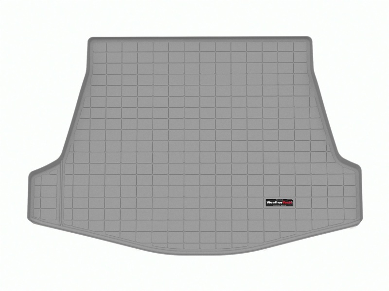 Subaru Solterra Cargo Liner - WeatherTech - Raised Lip, Textured Finish, TPO Material - Grey - `23-`27
