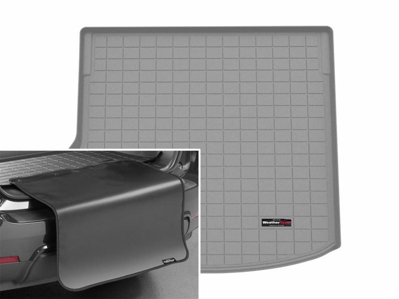 Chevrolet Equinox Cargo Liner w/Bumper Protector - Behind 3rd Row - WeatherTech - WeatherTech - Grey - `24-`25