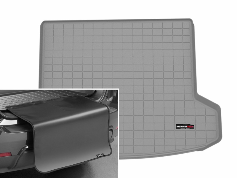 Acura ZDX Cargo Liner w/Bumper Protector - WeatherTech - Grey - 2024+