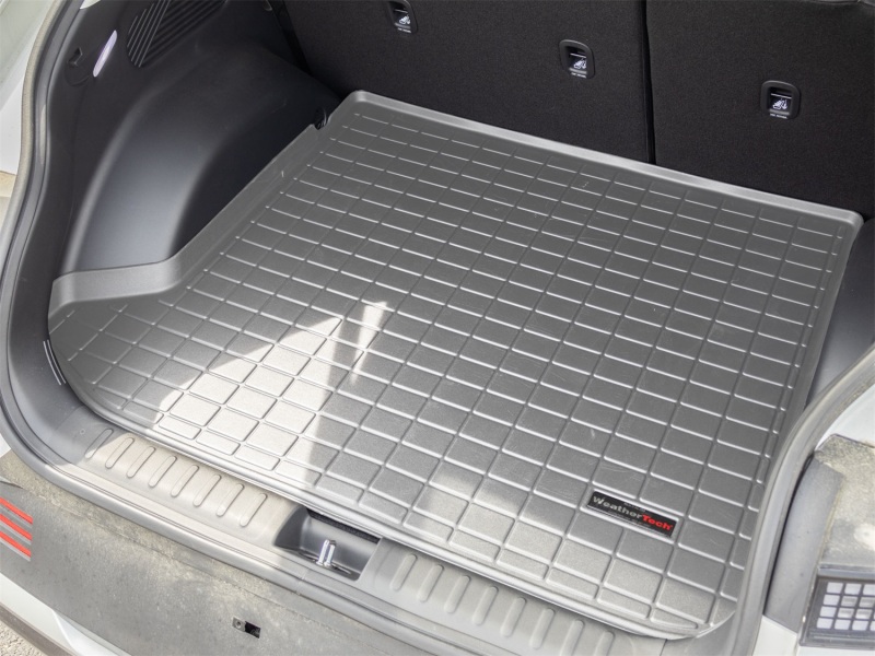 Hyundai Ioniq 5 Cargo Liner - Trunk - WeatherTech - Raised Lip, Textured Finish - Grey - `25-`26