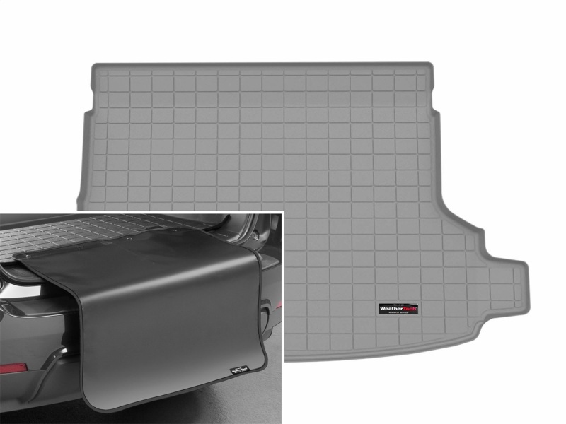 Subaru Forester Hybrid Cargo Liner with Bumper Protector - WeatherTech - Grey - `25-`26