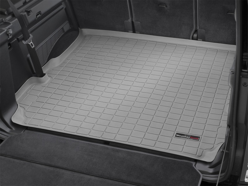 Land Rover LR3 Cargo Liner - Cargo Area (Behind 2nd Row) - WeatherTech - Custom-Fit TPO, Raised Lip, Textured Finish - Grey - `05-`09